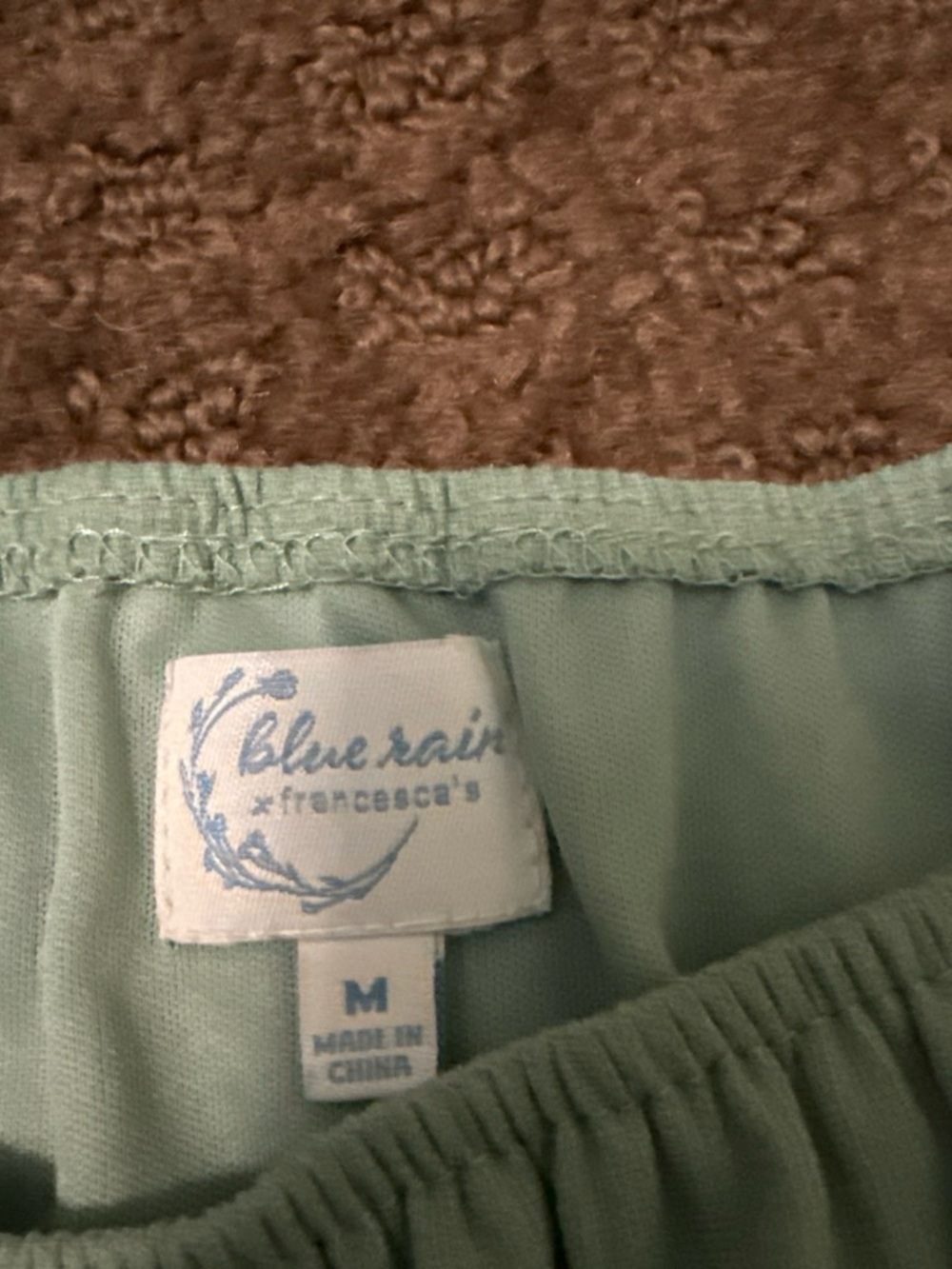 Francesca's Collections Sage Green Midi Dress - Picture 3 of 4